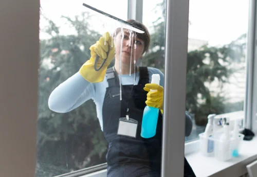 Nettoyage de vitres intérieures et extérieures à Buros